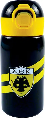 Back Me Up Ανοξείδωτο Παιδικό Παγούρι ΑΕΚ 500ml