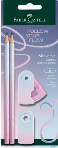 Faber Castell Σετ Mολυβιών Sparkle Β Flow Blushing Sky 117007