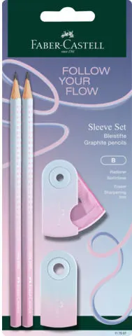Faber Castell Σετ Mολυβιών Sparkle Β Flow Blushing Sky 117007