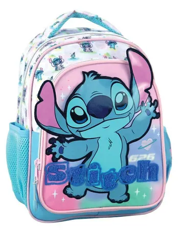 Gim Stitch Σχολική Τσάντα Πλάτης Νηπιαγωγείου με Θήκη για Παγούρι Πολύχρωμη 12lt 15 x 15 x 25εκ 2026