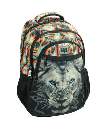 Τσάντα σακίδιο οβάλ Back Me Up Grey Lion 357-38031