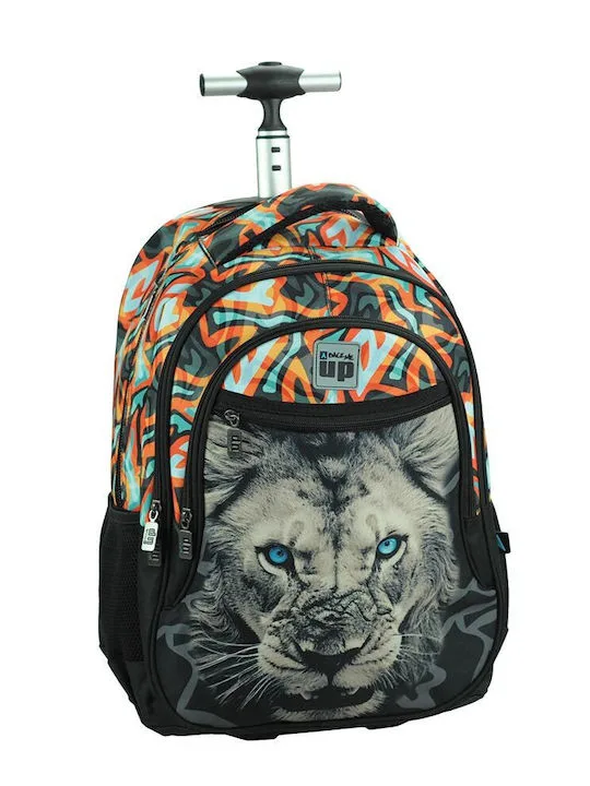 Τσάντα Τρόλεϊ Δημοτικού Grey Lion 357-38074 Back Me Up